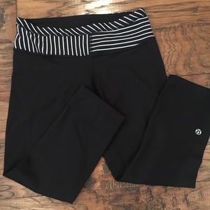 Reversiblecropped Lululemon Wunder Under leggings
